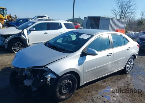 2015 Toyota Corolla Le из США, поврежденный, VIN 2T1BURHE1FC353539